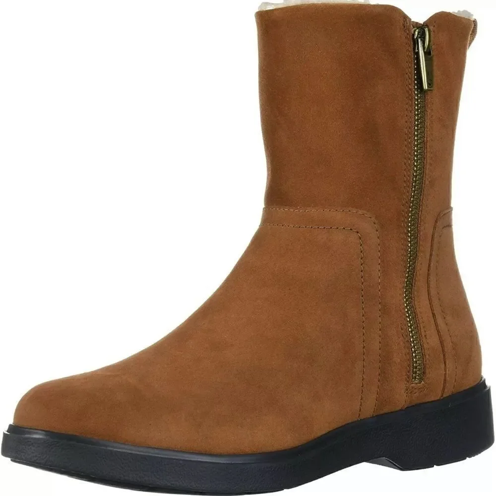 Unstructured By Clarks  Elda Mid Suede Ankle Boot